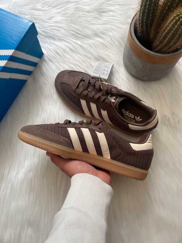 Buty codzienne adidas SambaOG Brown Espadryle R.38