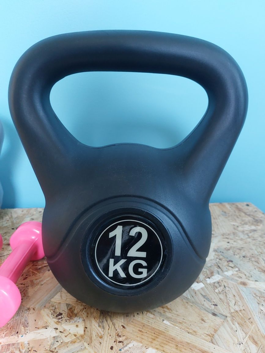 Kettlebell 12kg czarny