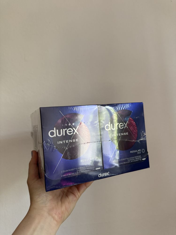 Durex Intense prezerwatywy gumki kondomy zapas 120 sztuk okazja