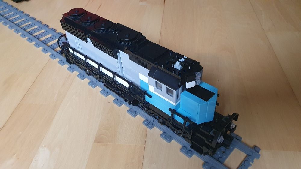 Lego Maersk train. Lepin.