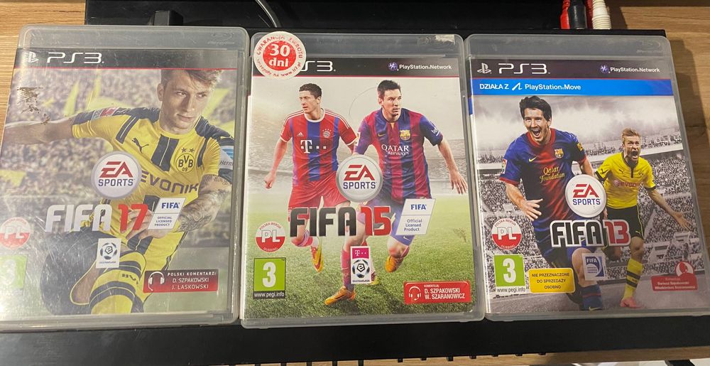 Fifa 17,15,13 na ps3