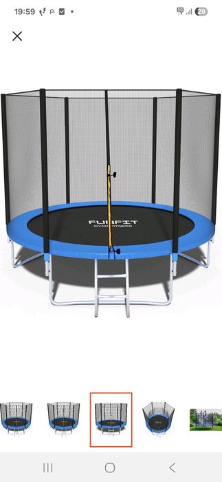 Trampolina Fun Fit 252 8Ft