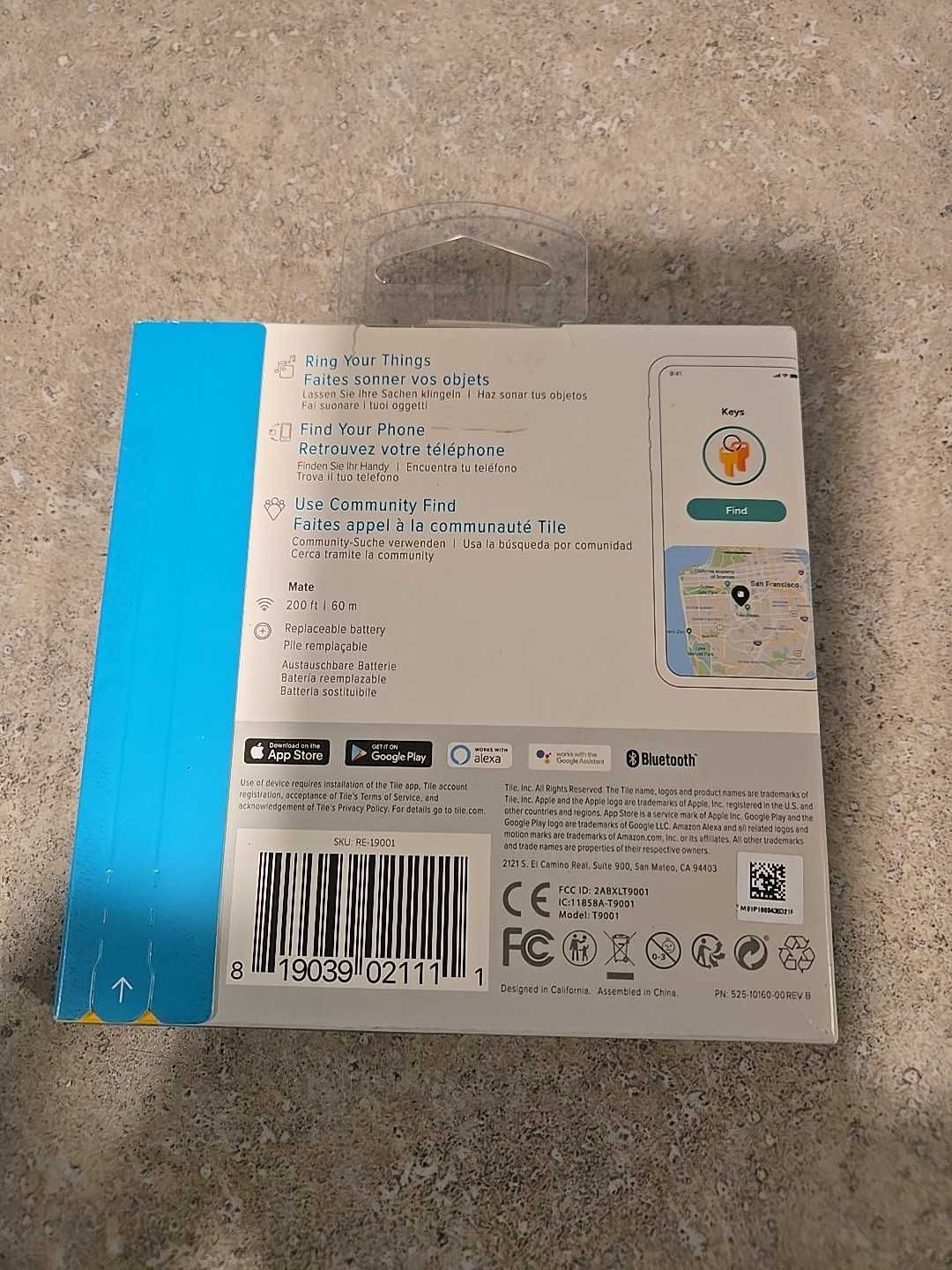 Tile Mate White 1 Pack T9001 для пошуку речей . кіт собака тп