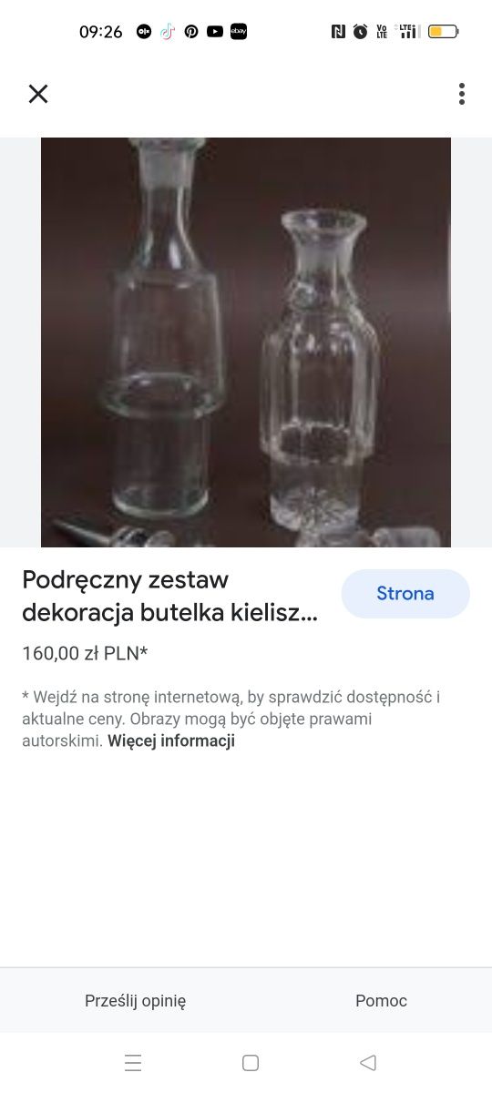 Szklany stary przyprawnik