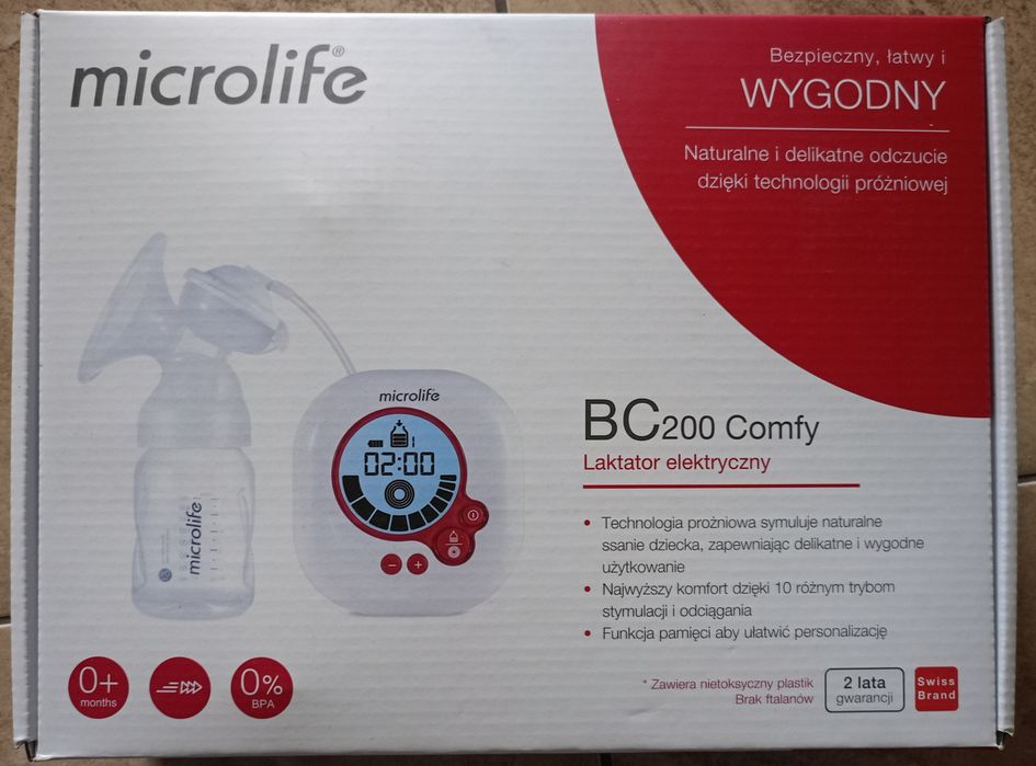 Laktator elektryczny Microlife BC 200 Comfy