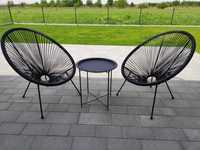 Meble ogrodowe zestaw ogrodowy 2 krzesła stolik
