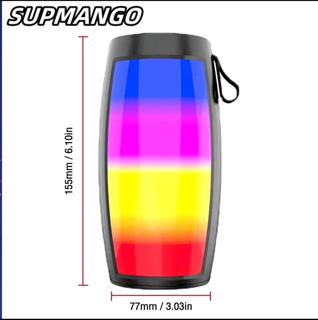 Colunas Bluetooth com LED - Som Potente | Compre as 2 por 25€ +entrega