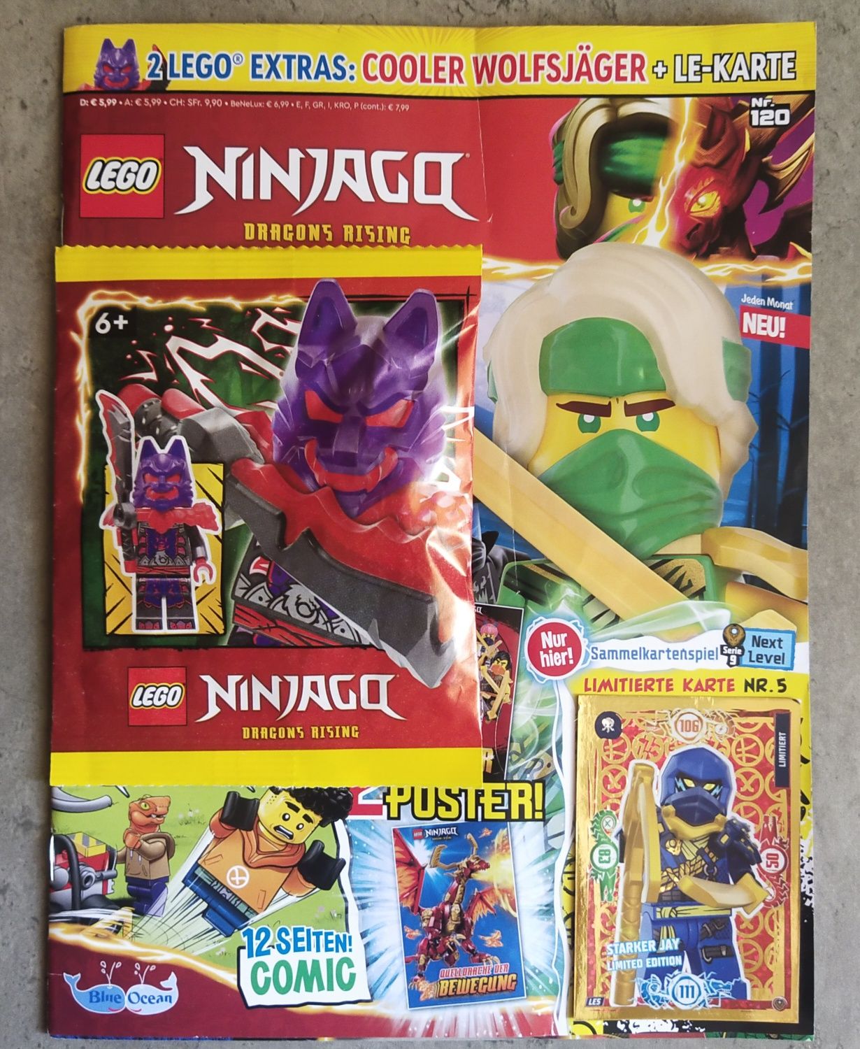 Ninjago Лего журнал пак мініфігурка