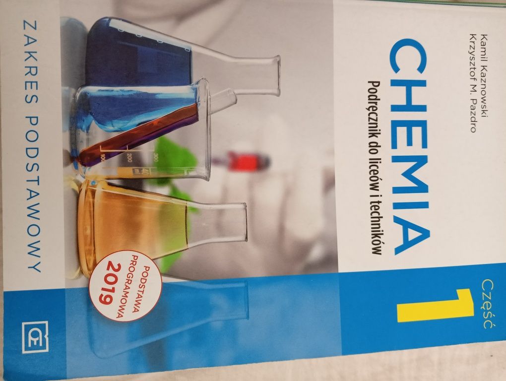 Chemia do kl. 1 liceum i technikum