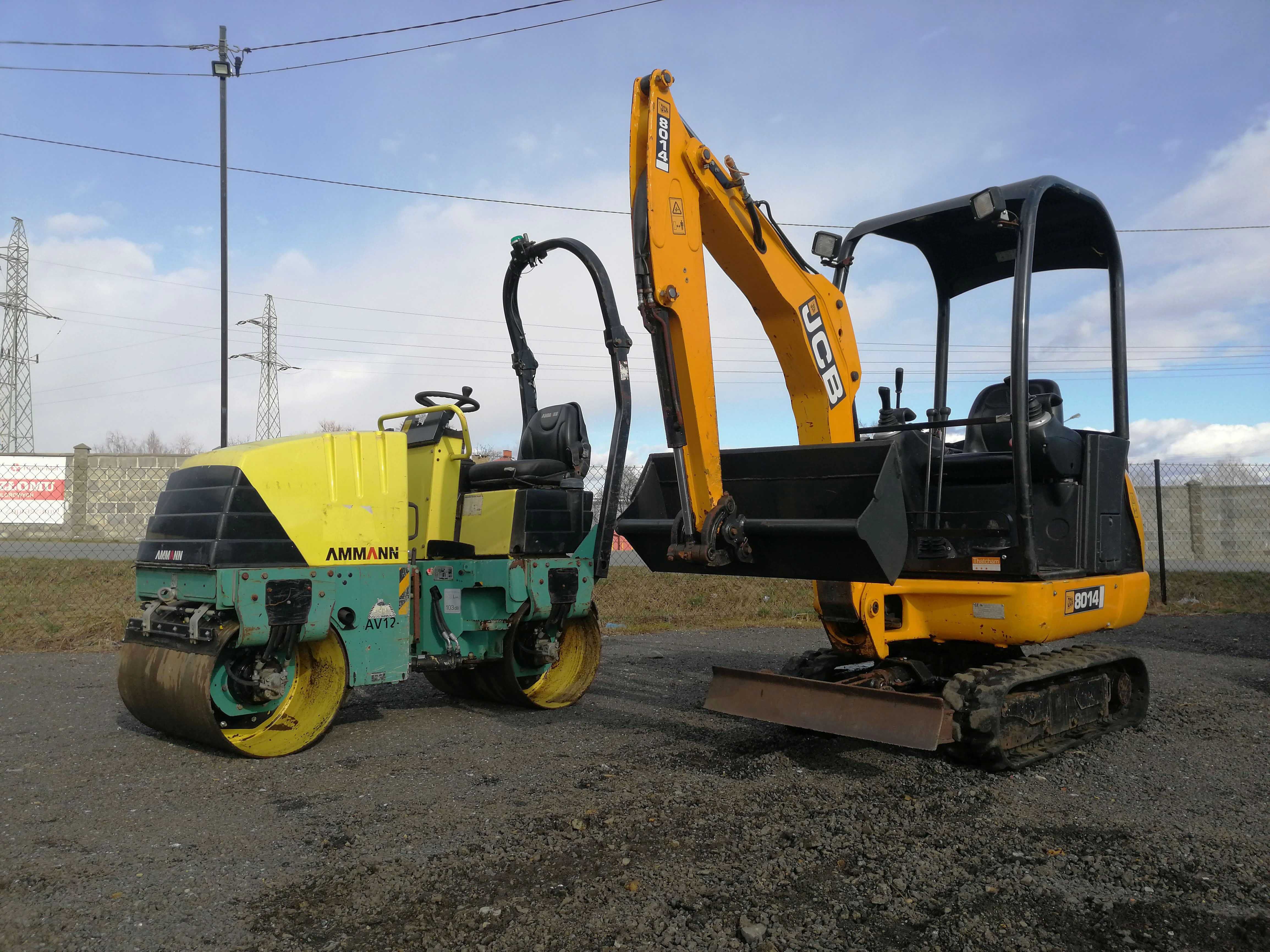 Minikoparka JCB 1,5 T - Wypożyczalnia maszyn HANRENT