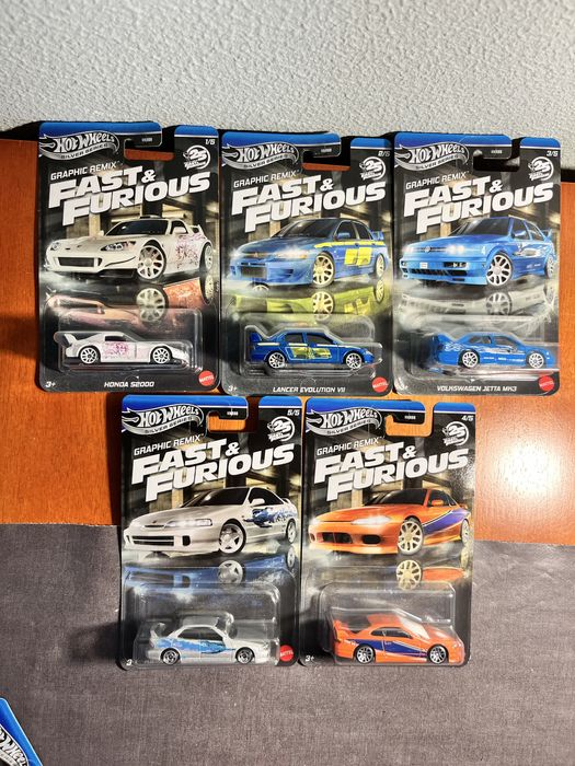 Hot wheels silver series Fast & Furious