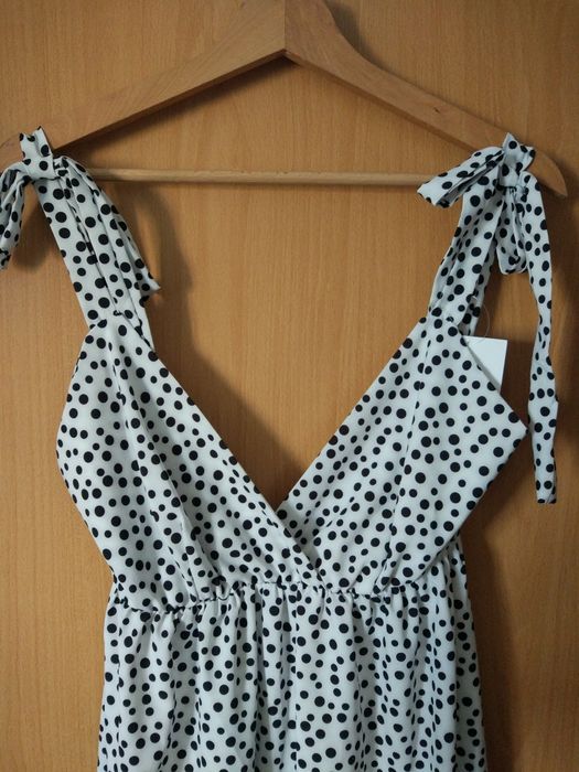 Vestido branco folho NOVO