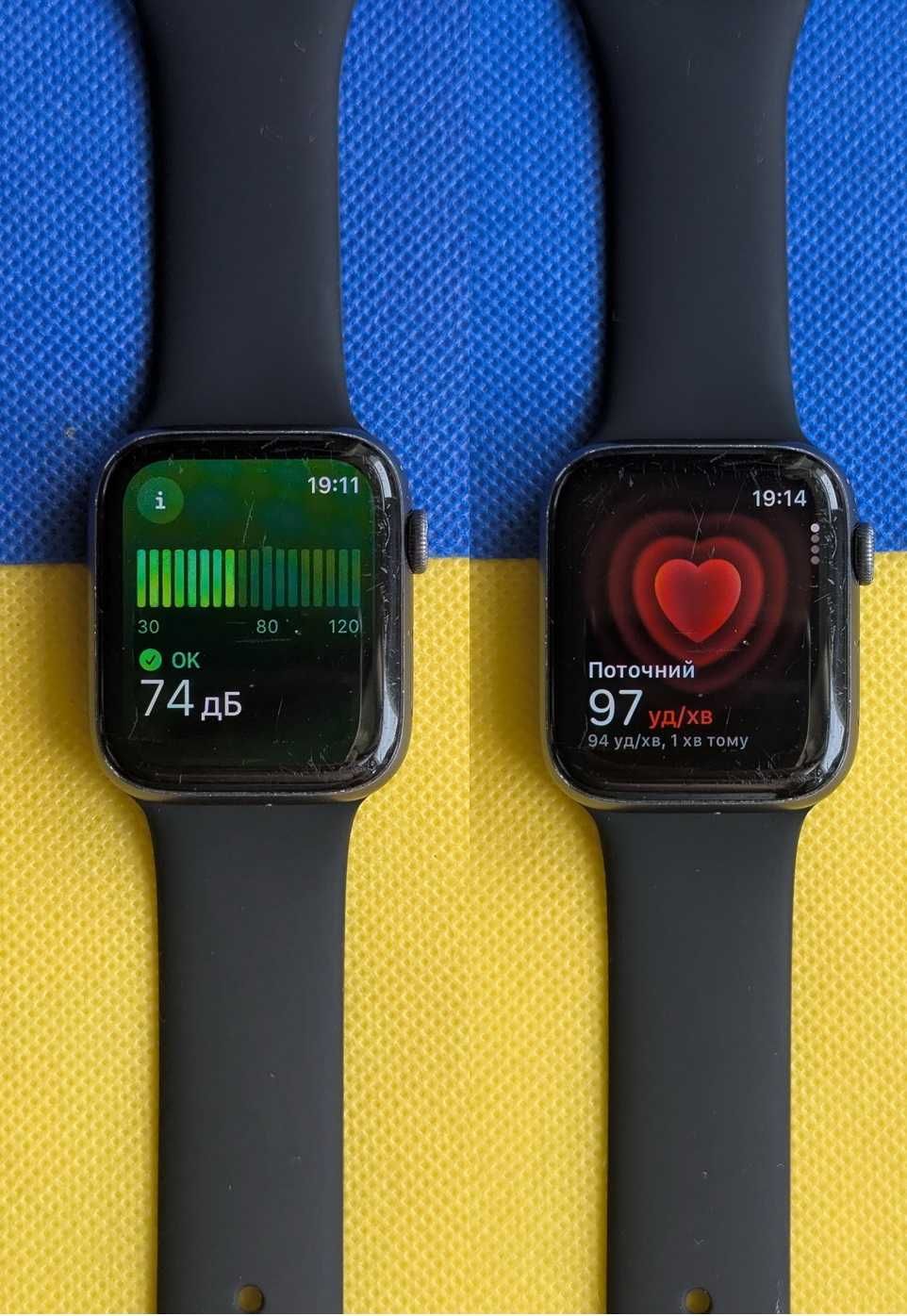 Apple Watch Series 5 44 мм США батарея 88% уцінка подряпини