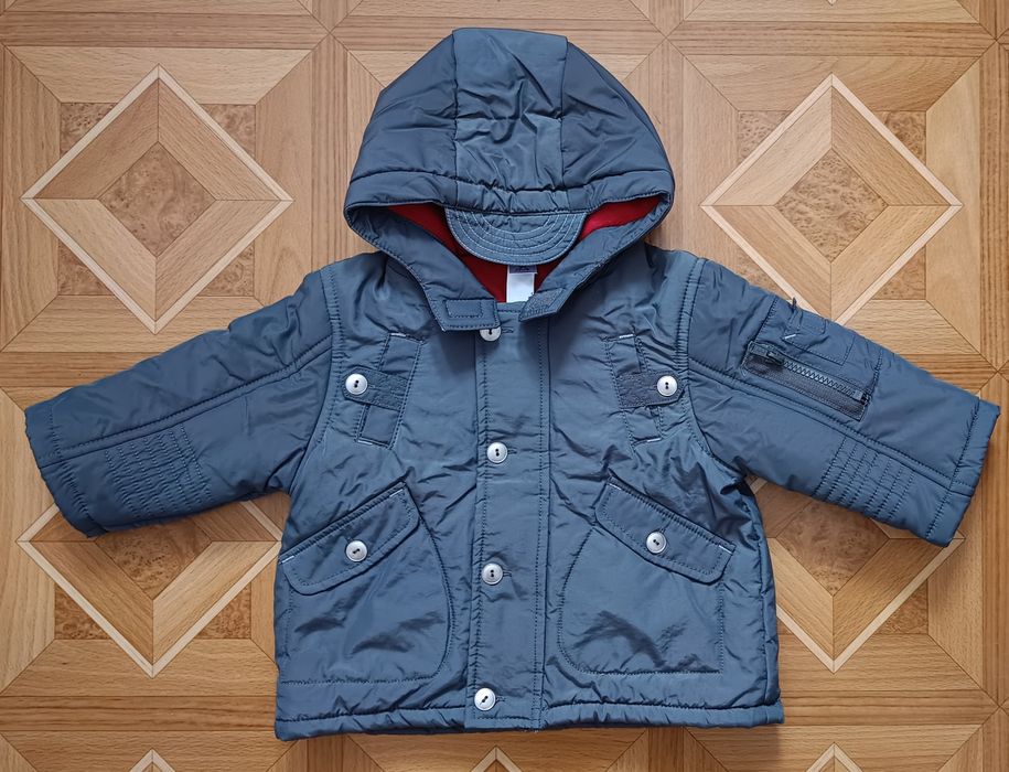 Ciepła zimowa kurtka dla chłopca Baby Club 74