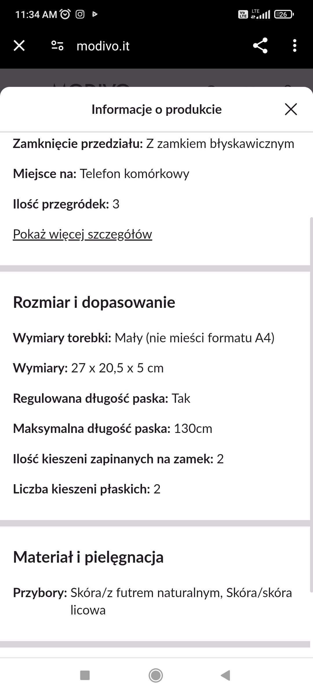 Nowa torba skórzana  marki Wojewodzic z limitowanej kolekcji.