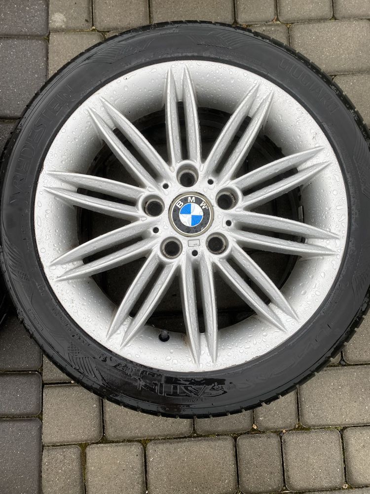 Alufelgi 5x120 17 cali BMW E81 E82 E87 E88 E90 opony letnie 225/45/17