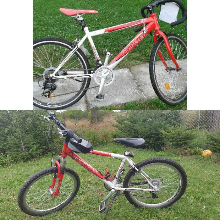 Rower górski szosowy kolarzówka romet huragan 24