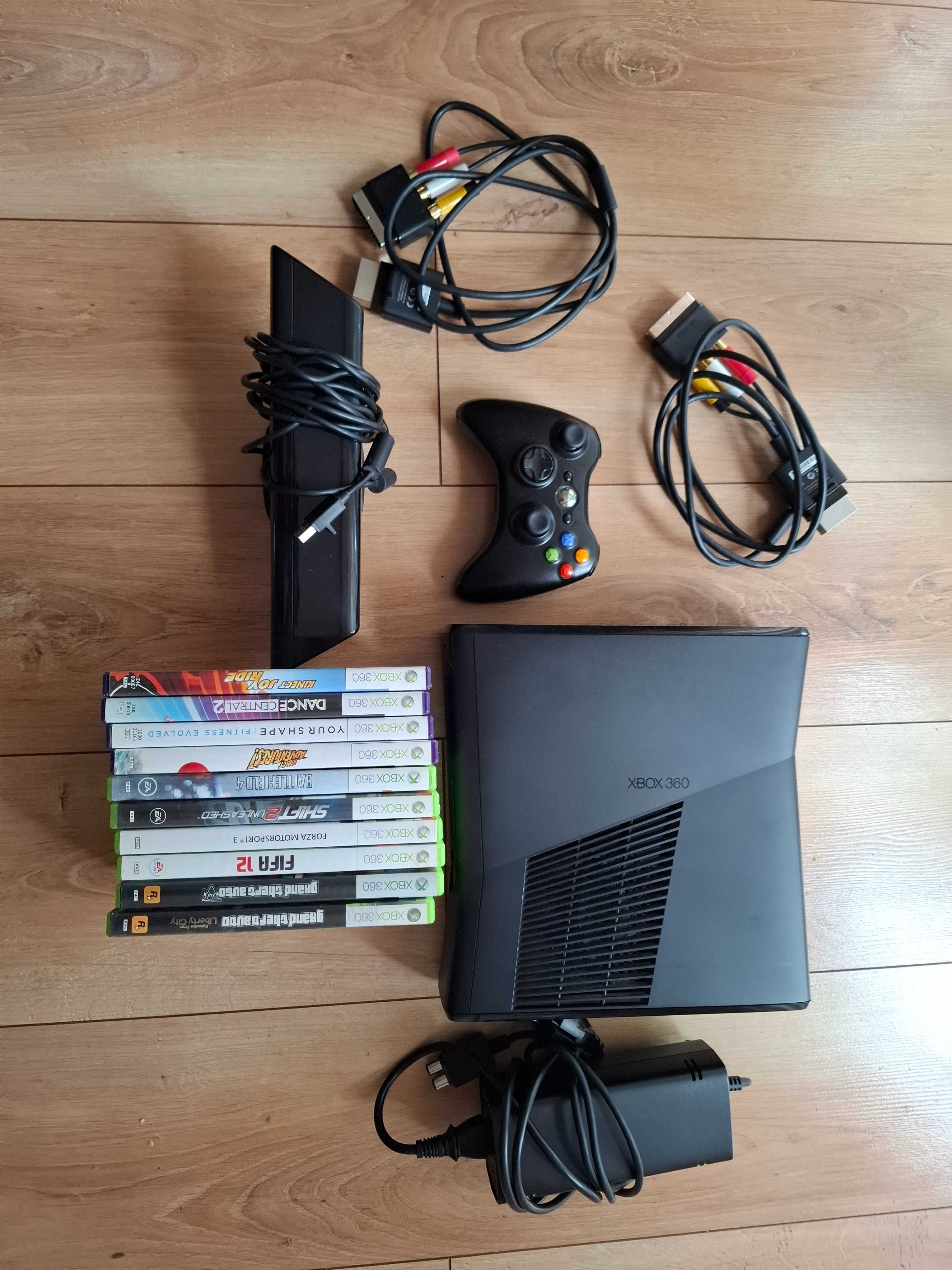 Xbox 360 + cały komplet z grami