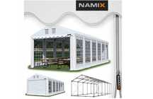 Namiot PRESTIGE 6x12-2,6m ogrodowy imprezowy garaż wzmocniony PVC 560g