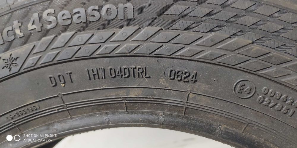 Opona 215/65R16 CONTINENTAL VanContact 4Season całoroczna NOWA z zapas