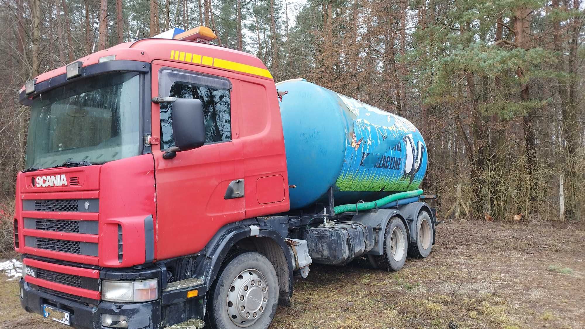 Samochód Asenizacyjny * *Scania R124* Bczka 15 m3