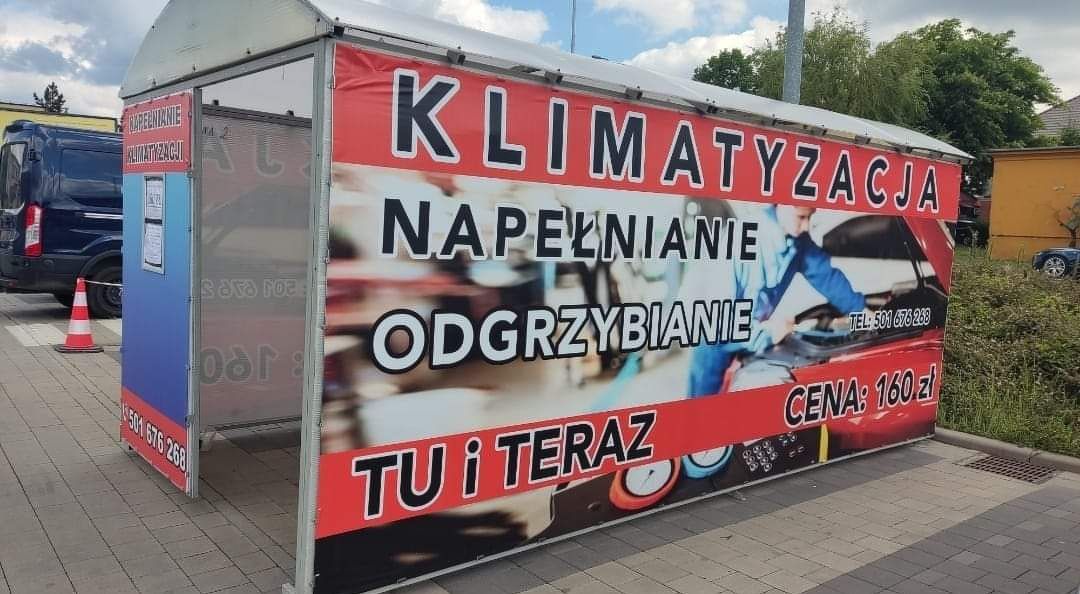 180 zł Napełnianie Klimatyzacji Samochodowej + Odgrzybianie Ozonem