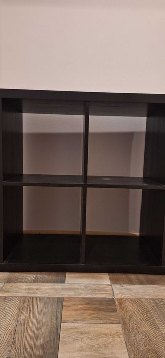 Kallax regał ikea czarny