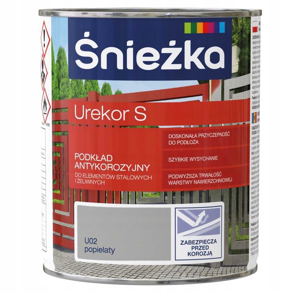 Farba antykorozyjna podkład Śnieżka Urekor S 1 l