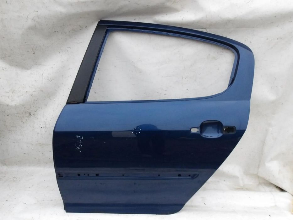 DRZWI LEWE TYŁ TYLNE PEUGEOT 407 KPLC PIERWSZY LAKIER 3 F-VAT