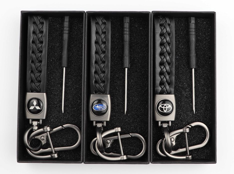 Шкіряний (кожаный) брелок BMW, Mercedes, Volkswagen, Audi, Kia, Nissan