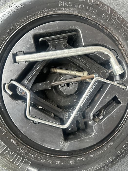 Докатка fiat 500,домкрат з органайзером