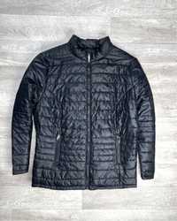 Черная стеганая куртка демисезонная 50 размер XL - L Laura Torelli