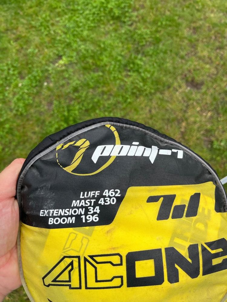 Windsurfing ŻAGIEL POINT7 2016/2017 AC ONE 7,1