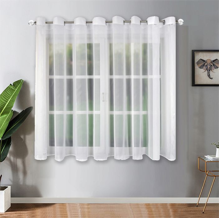 Firana Gotowa 150X400 Na Metalowych Przelotkach