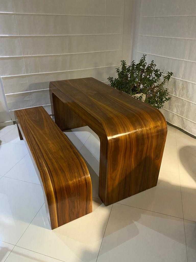 Stolik kawowy z ławą - komplet mebli do salonu