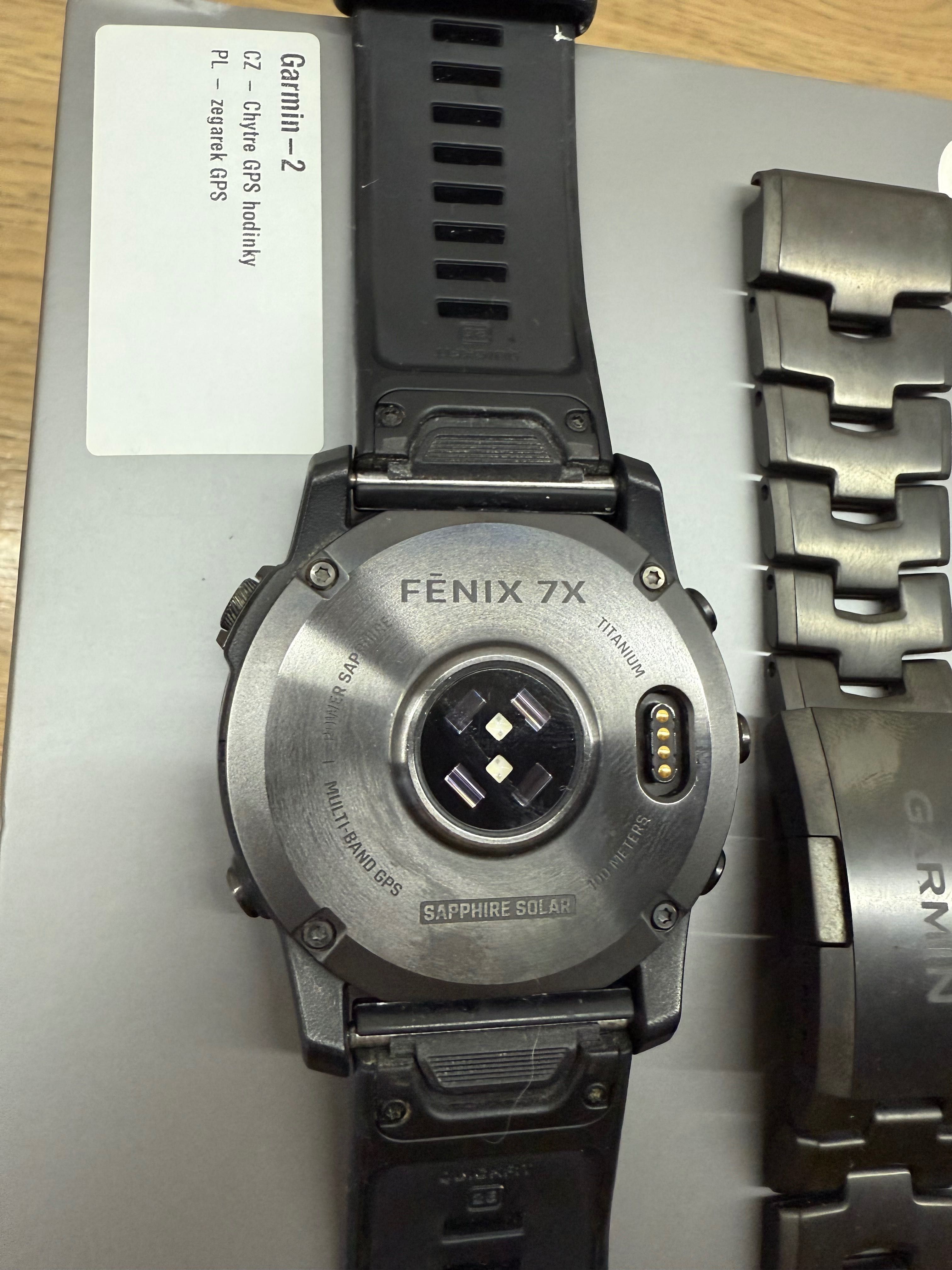 Garmin Fenix 7X Sapphire Solar Titaniun  51mm