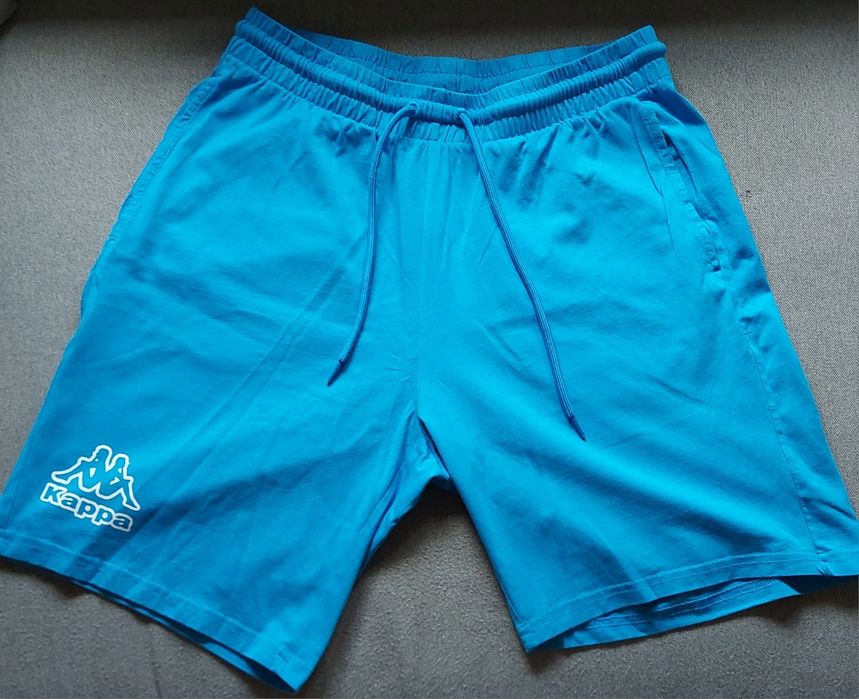 Błękitne spodenki męskie Kappa