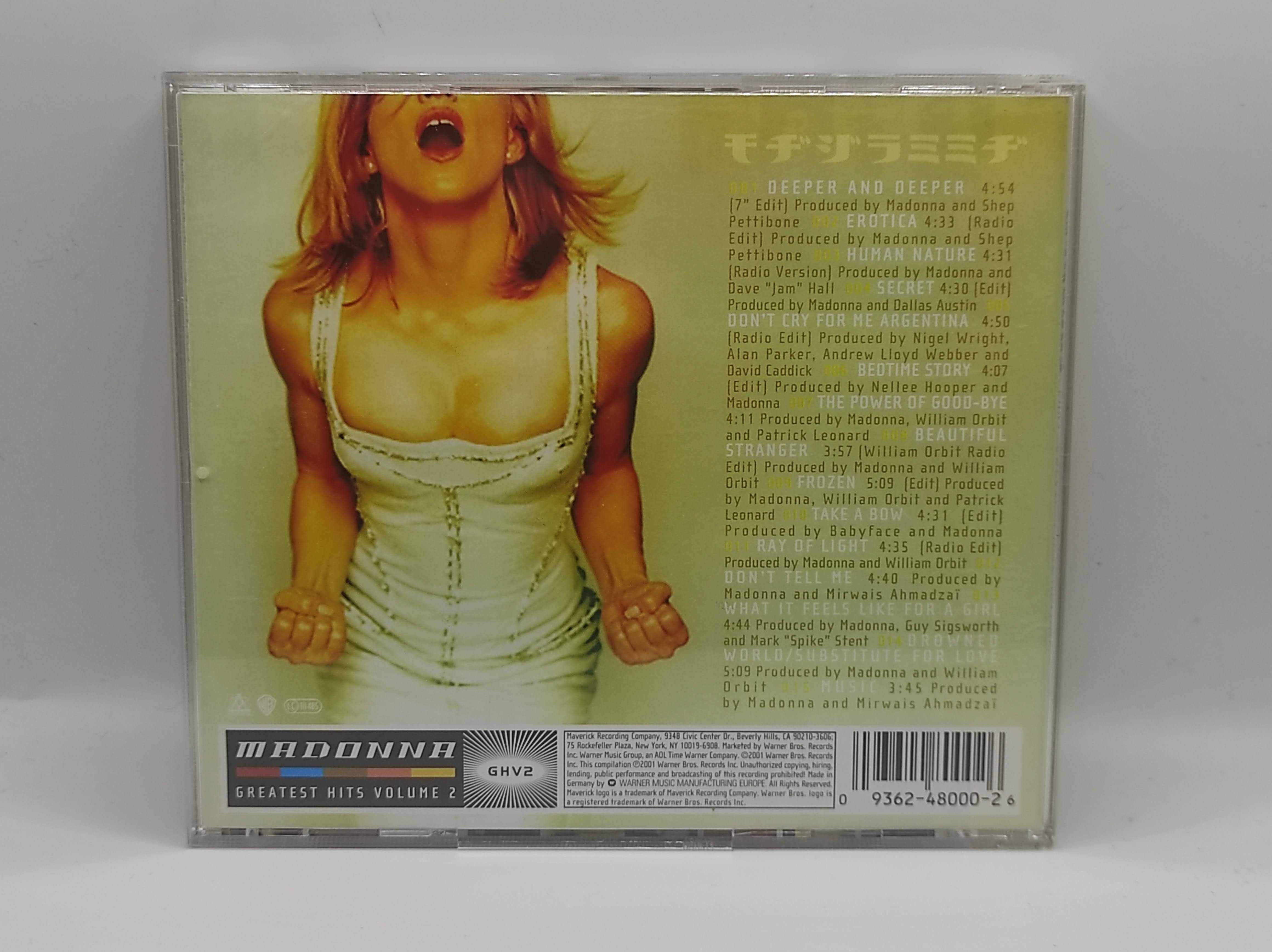 CD muzyka GHV2 (Greatest Hits Volume 2) - Madonna