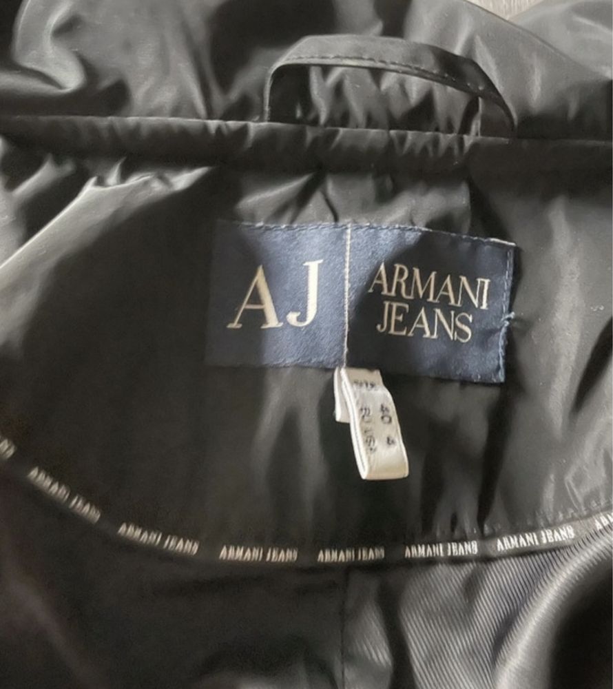 Armani Jeans kurtka zimowa puchowa