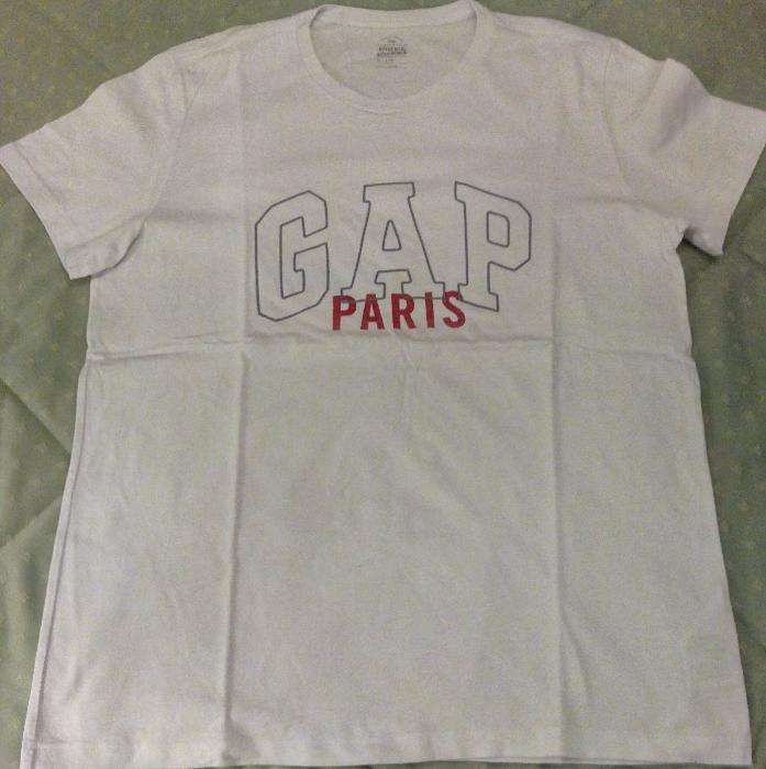 T-Shirt branca GAP Paris