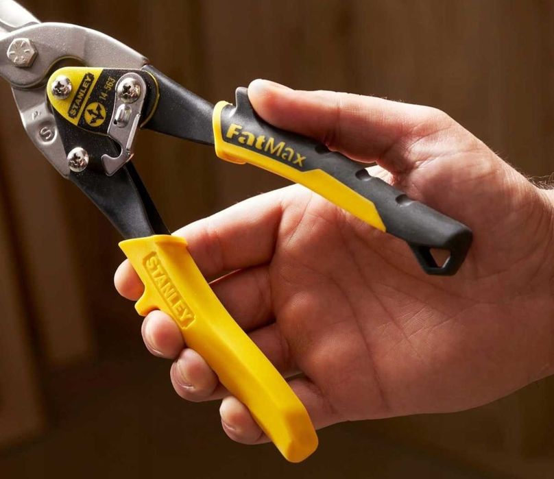 Nowe Nożyce do Blachy Proste Stanley Solidne do Cięcia Materiałów