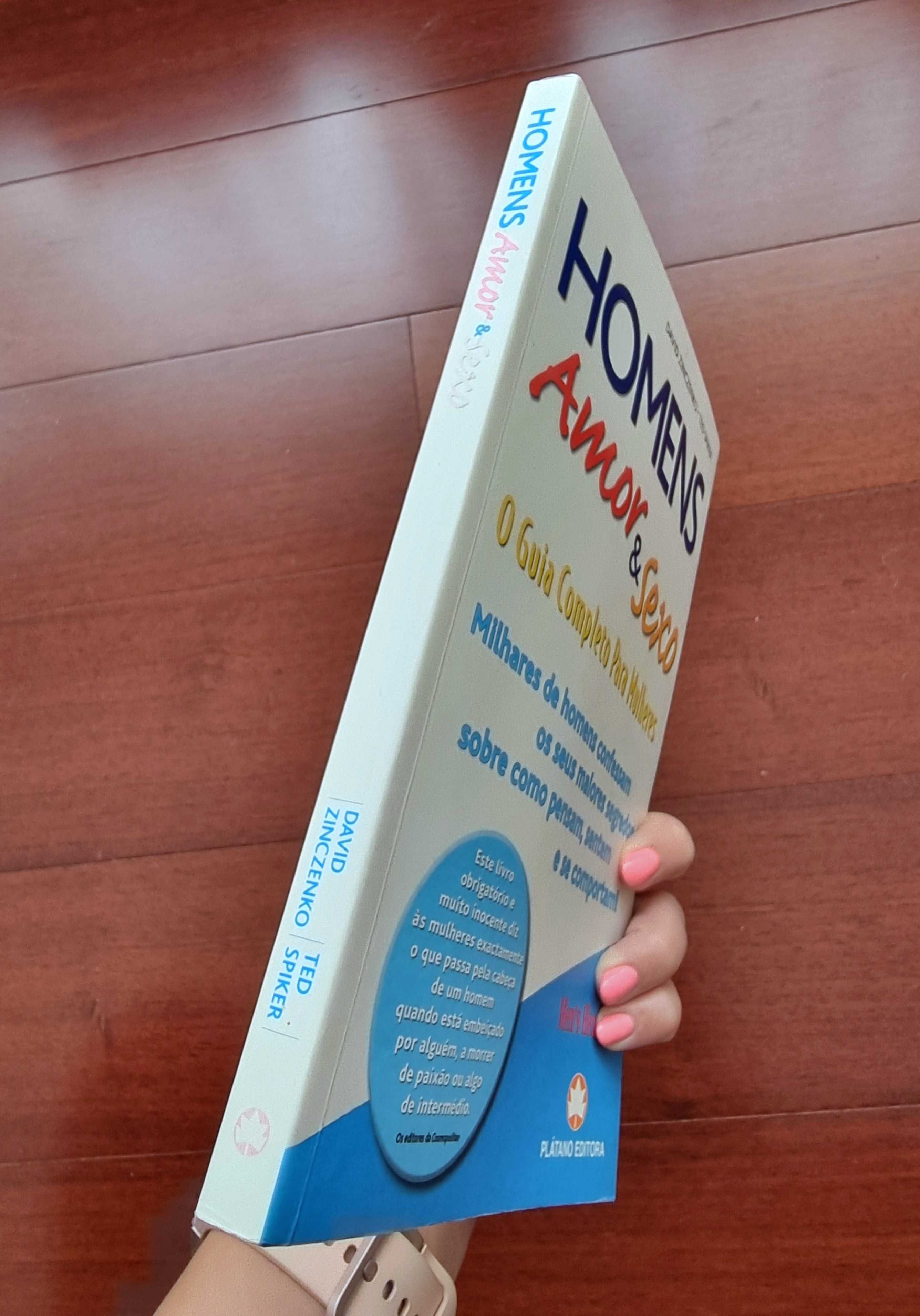Livro "Homens Amor & Sexo" de David Zinczenko e Ted Spiker