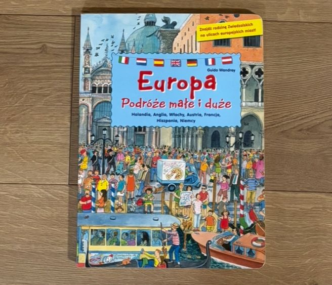 Europa podróże małe i duże książka do wypatrywania