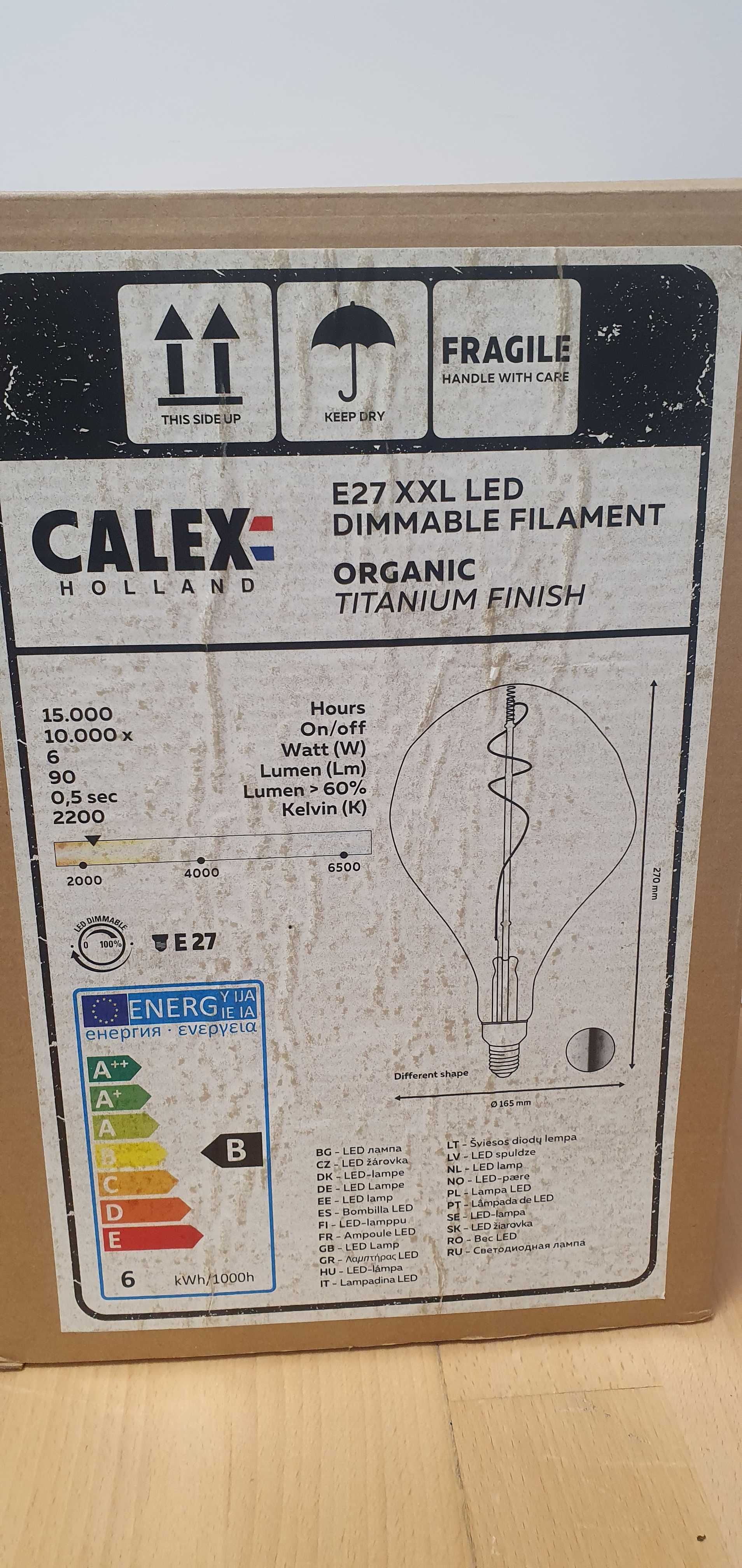 Lampa żarówka filament Titanium Organic Calex