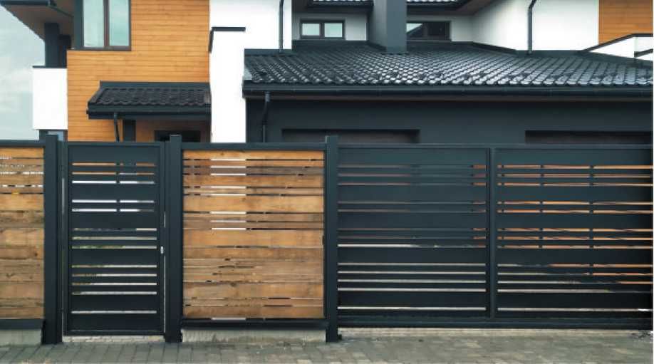 Ворота відкатні, фіртка, огорожа, замір та монтаж