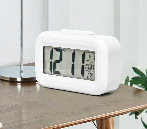DOL-2108 Часы LED будильник с подсветкой, календарем и температурой