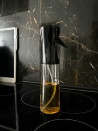 Spryskiwacz do oleju oliwy octu na ocet dozownik w sprayu czarny