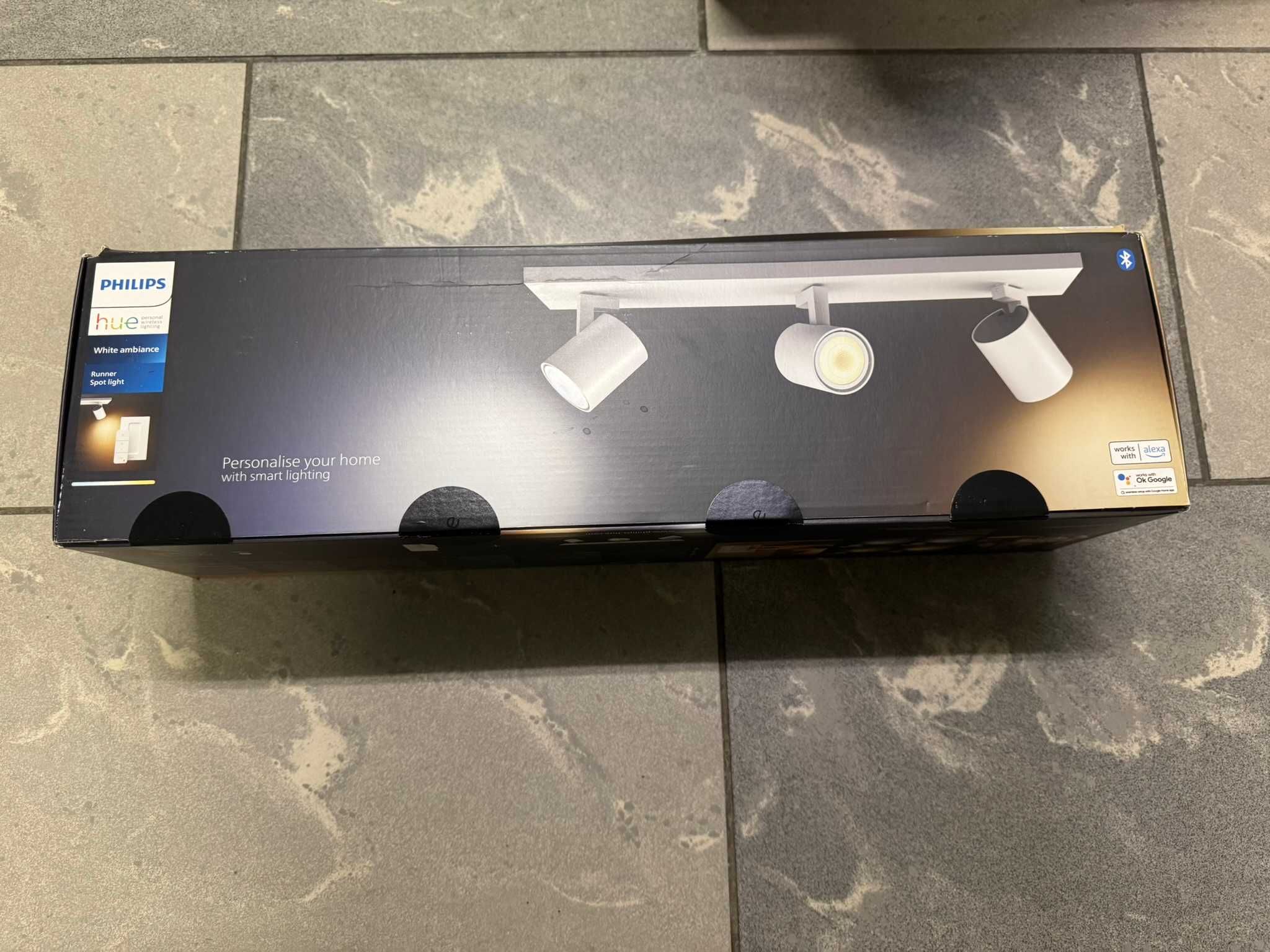 Listwa świetlna 3x PHILIPS HUE White ambiance Runner czarny NOWA