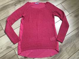 Sweter długi rękaw różowy fuksjowy XXS 32 XS 34 jtc
