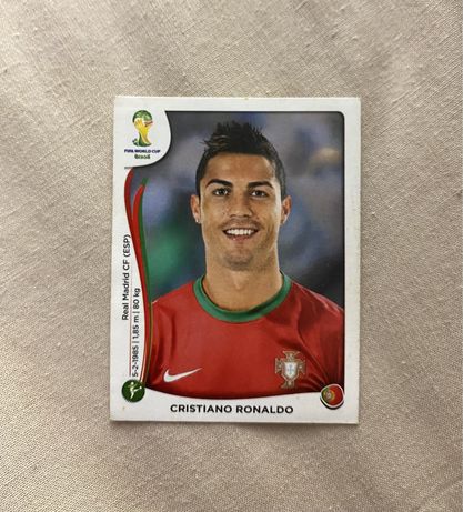 Cromo de Cristiano Ronaldo - Mundial 2014 - Panini